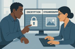 How Does Steganography Differ from Cryptography